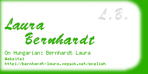 laura bernhardt business card